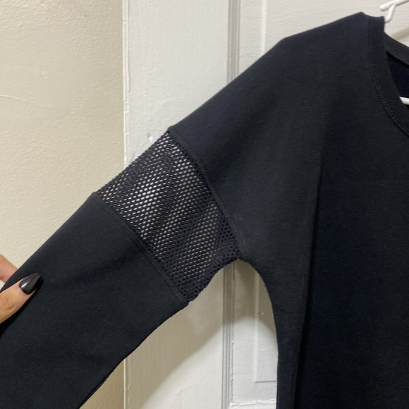 champion x anna kaiser for target crew neck sweatshirt with mesh sleeve - Picture 2 of 5